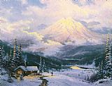 Home Paintings - The Warmth Of Home by Thomas Kinkade